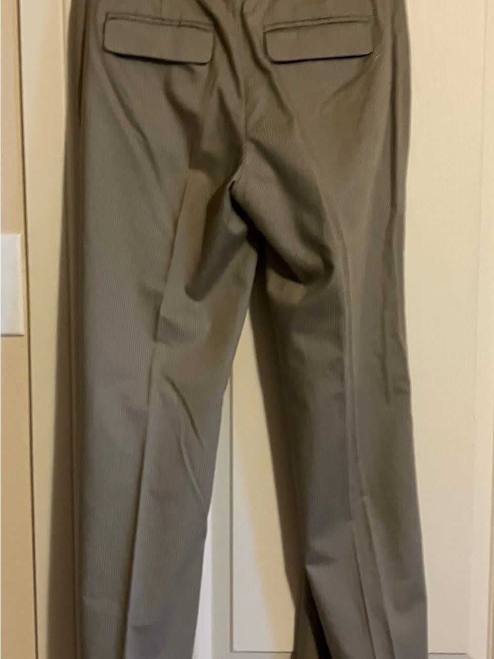 Banana Republic Men's Taupe Pinstripe Dress Pants - Picture 5 of 10